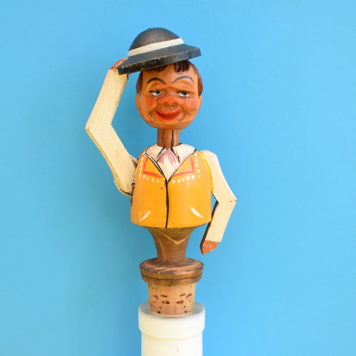 Vintage 1950s Bottle Stopper- Moving Men - German