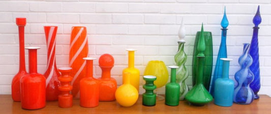 Vintage Glass Ware - Rainbow Collection