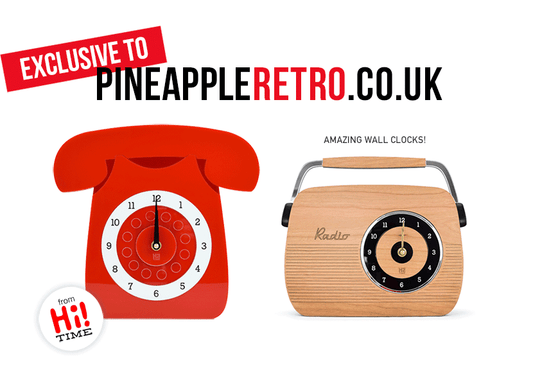 Designer Feature: You Make Me Design - Acrylic Retro Brooches, Necklaces, GPO Phones and Clocks