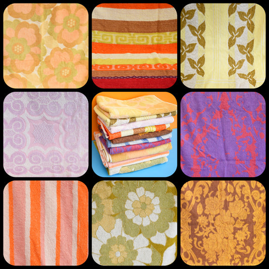 Vintage towels a plenty
