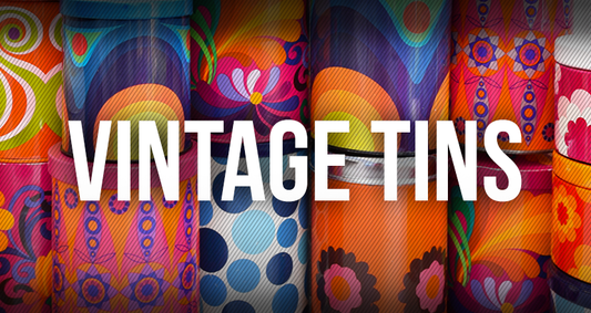 Vintage Metal Tins, Trays, Coasters, Plates & Coffee Sets. Your Retro Kitchen is here!