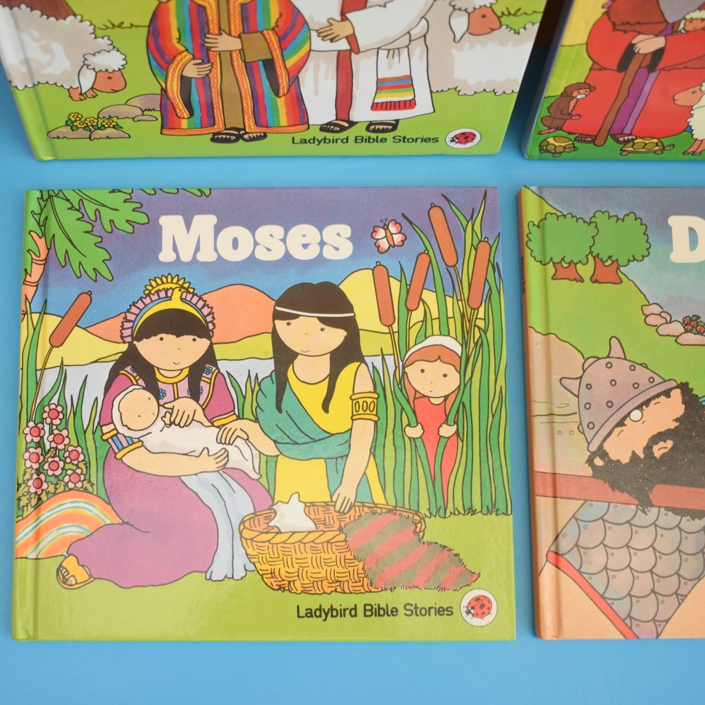 Vintage 1980s Ladybird Books - Bible Stories - Lynn Grundy