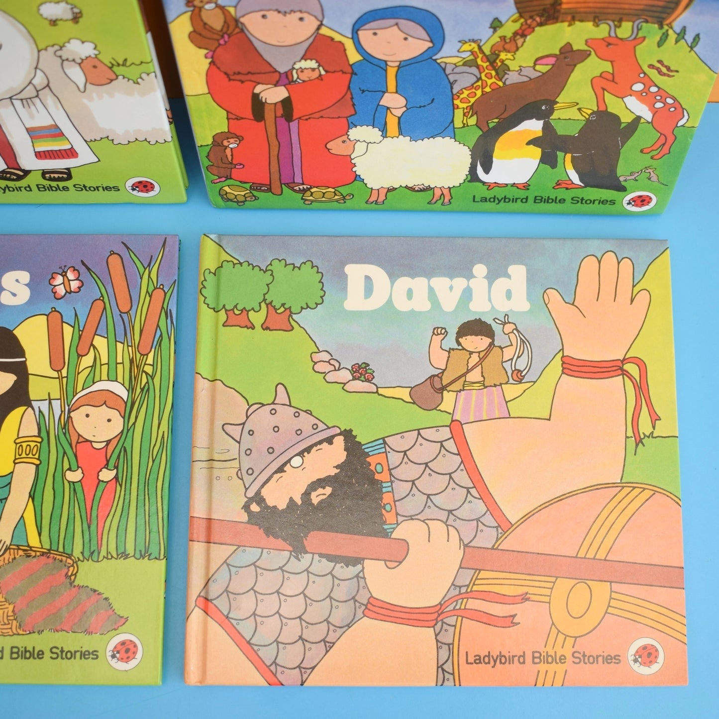 Vintage 1980s Ladybird Books - Bible Stories - Lynn Grundy