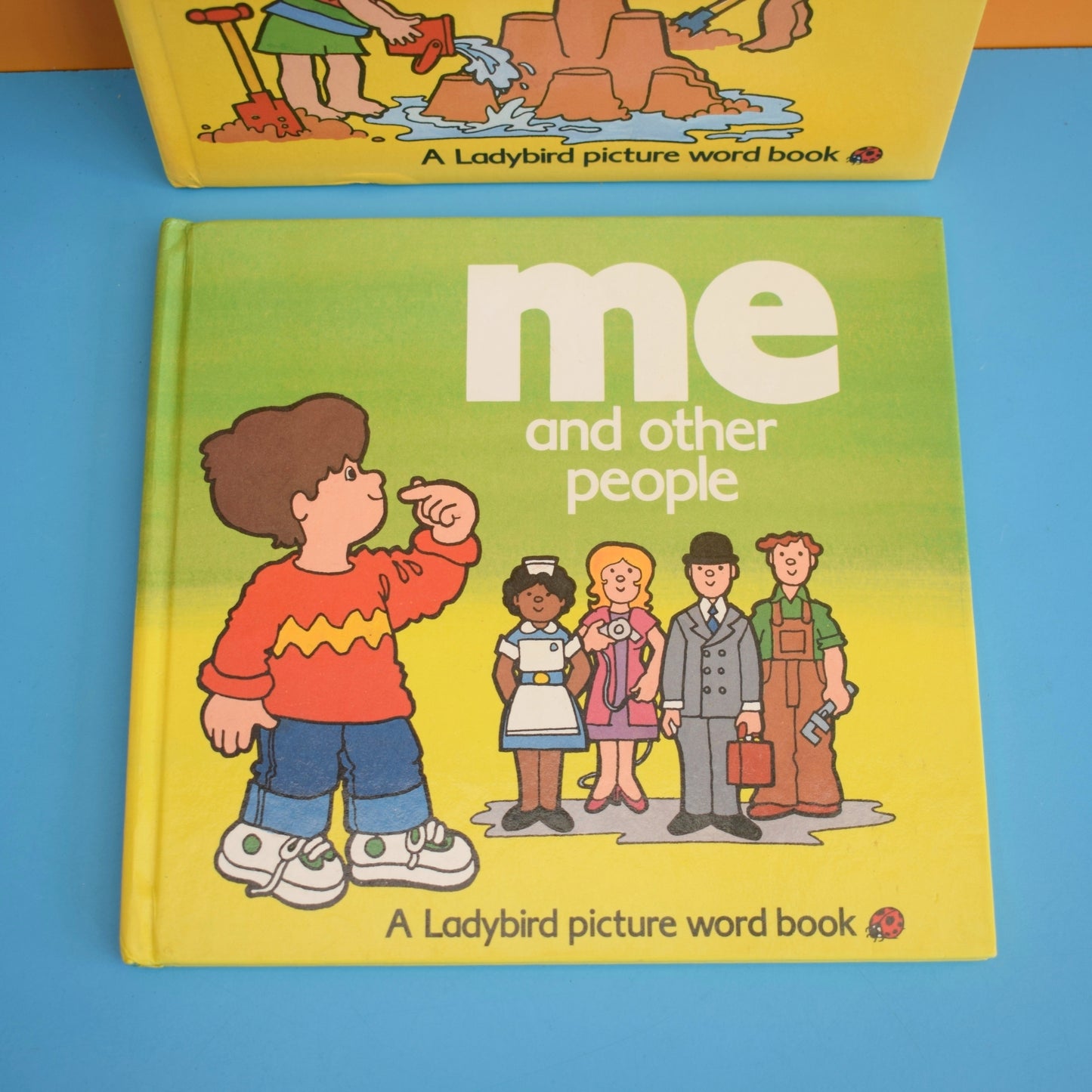 Vintage 1980s Ladybird Picture Word Books - Places to Go / Me