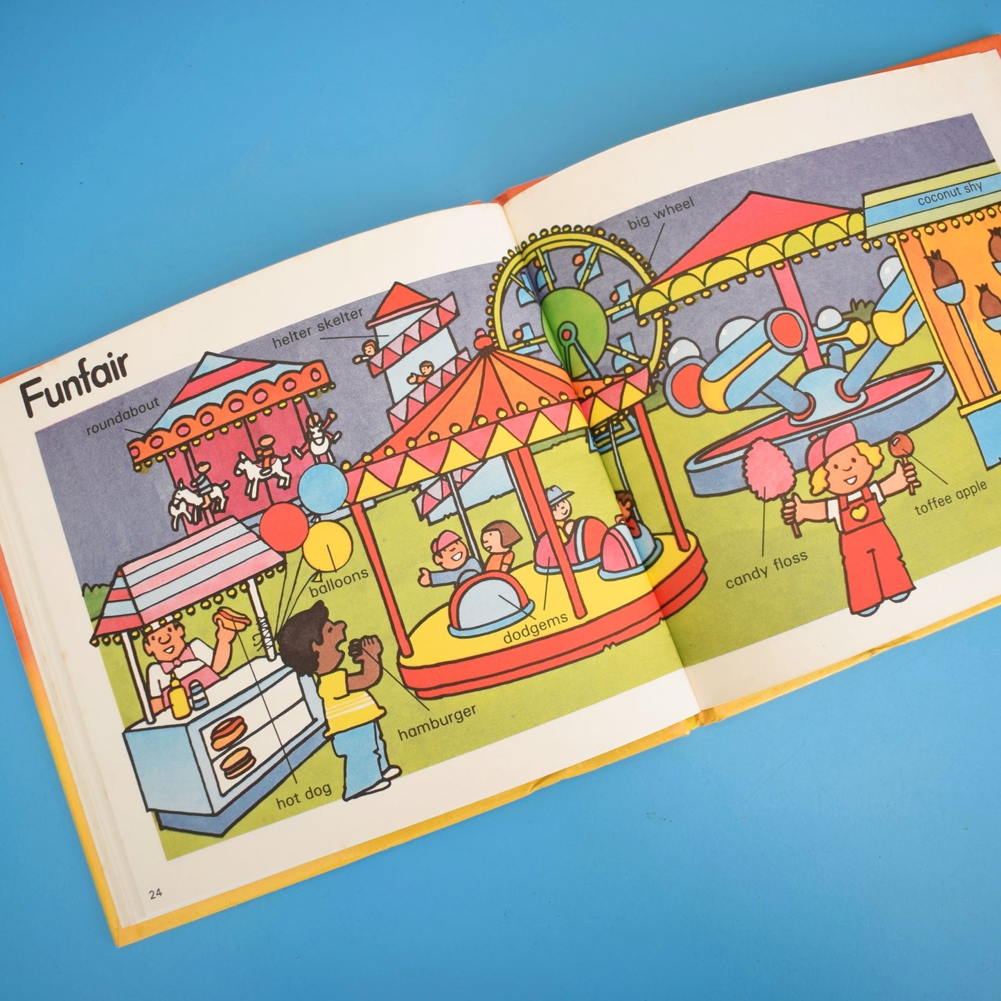 Vintage 1980s Ladybird Picture Word Books - Places to Go / Me