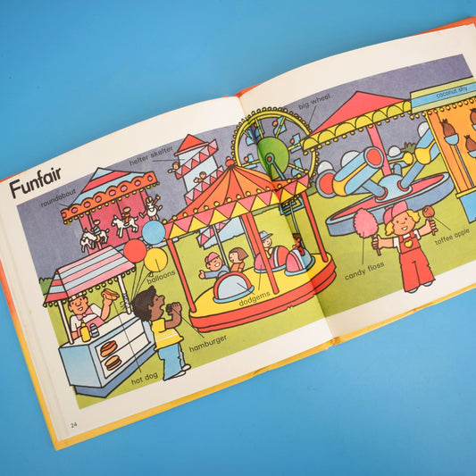 Vintage 1980s Ladybird Picture Word Books - Places to Go / Me