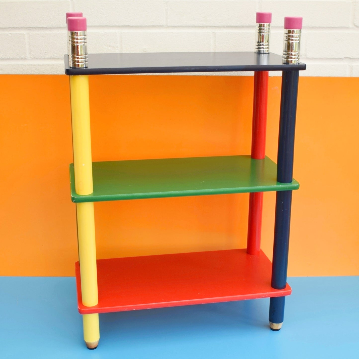 Vintage 1990s Shelving Unit - Pencil / Crayon - Pierre Sala Style