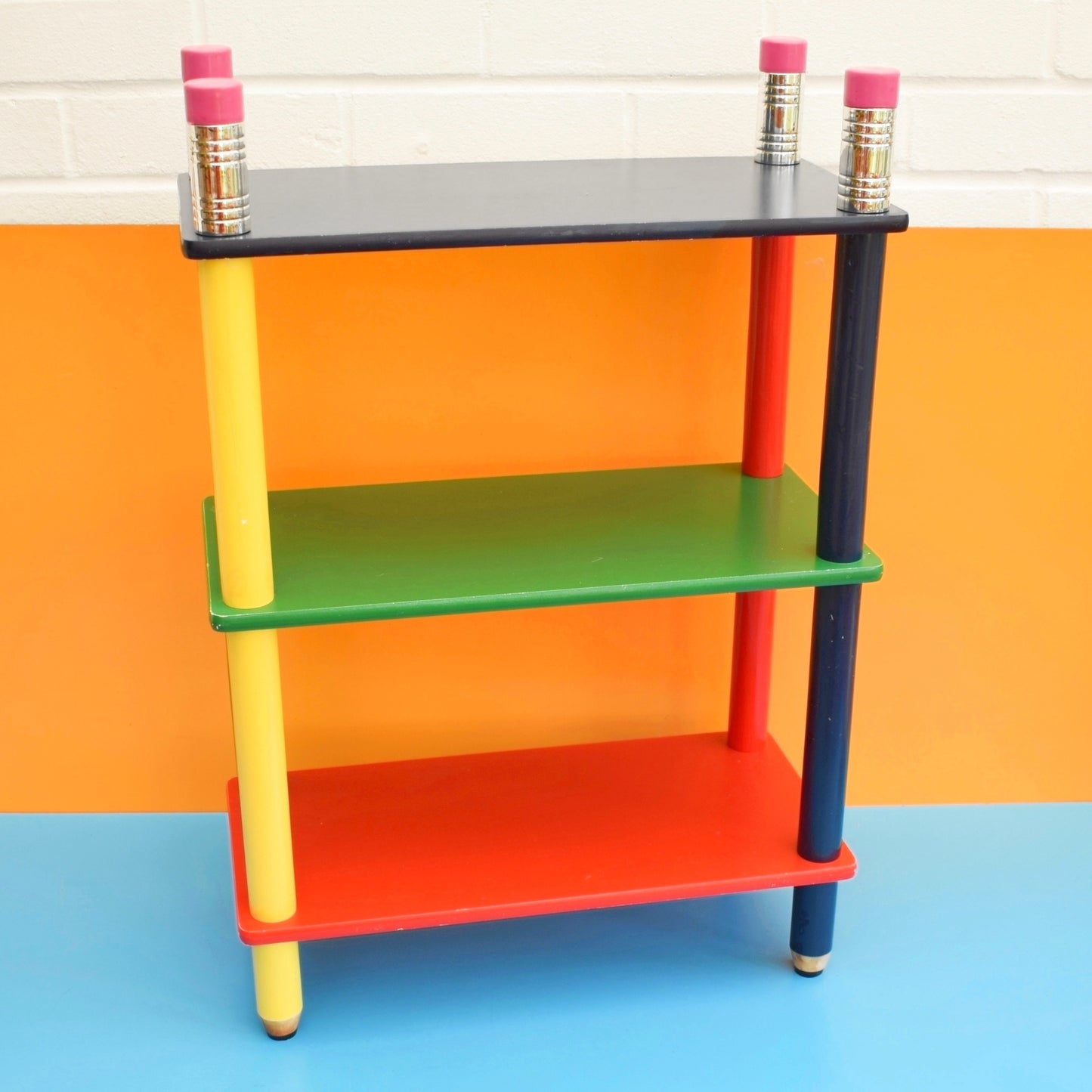 Vintage 1990s Shelving Unit - Pencil / Crayon - Pierre Sala Style
