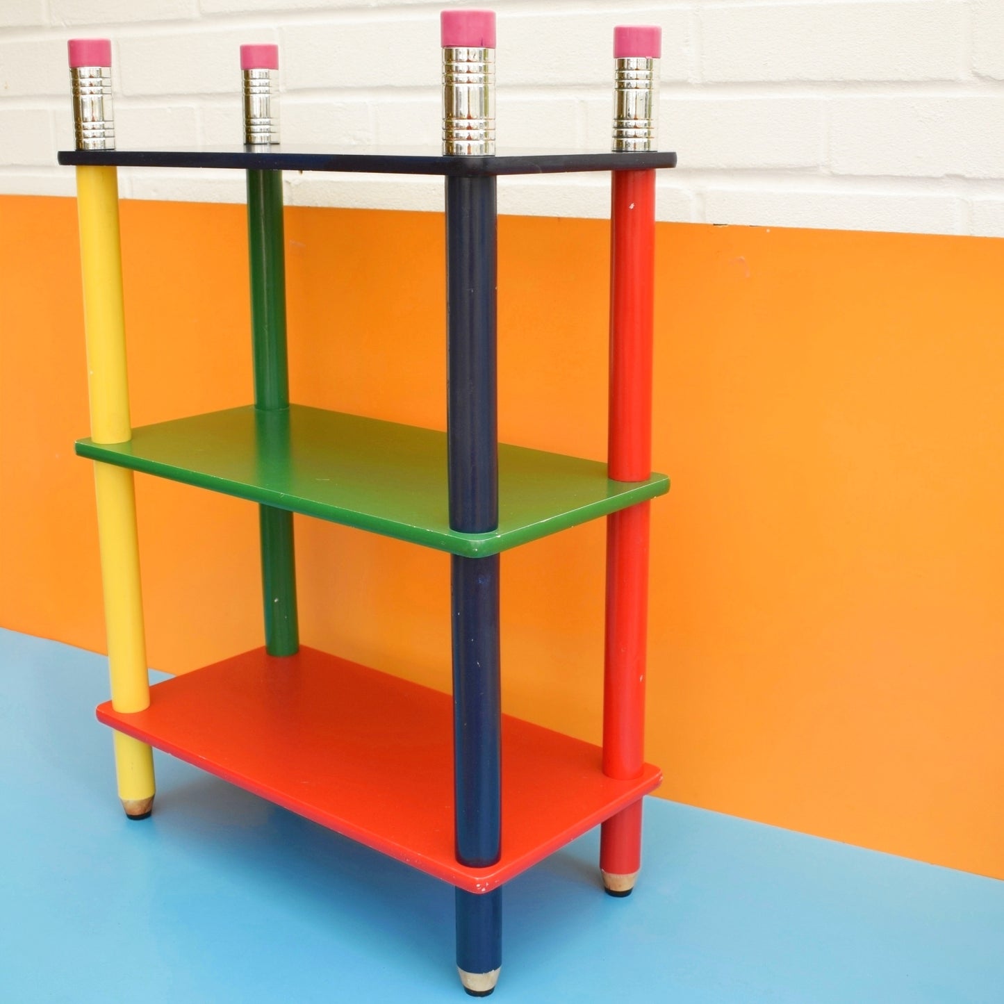 Vintage 1990s Shelving Unit - Pencil / Crayon - Pierre Sala Style