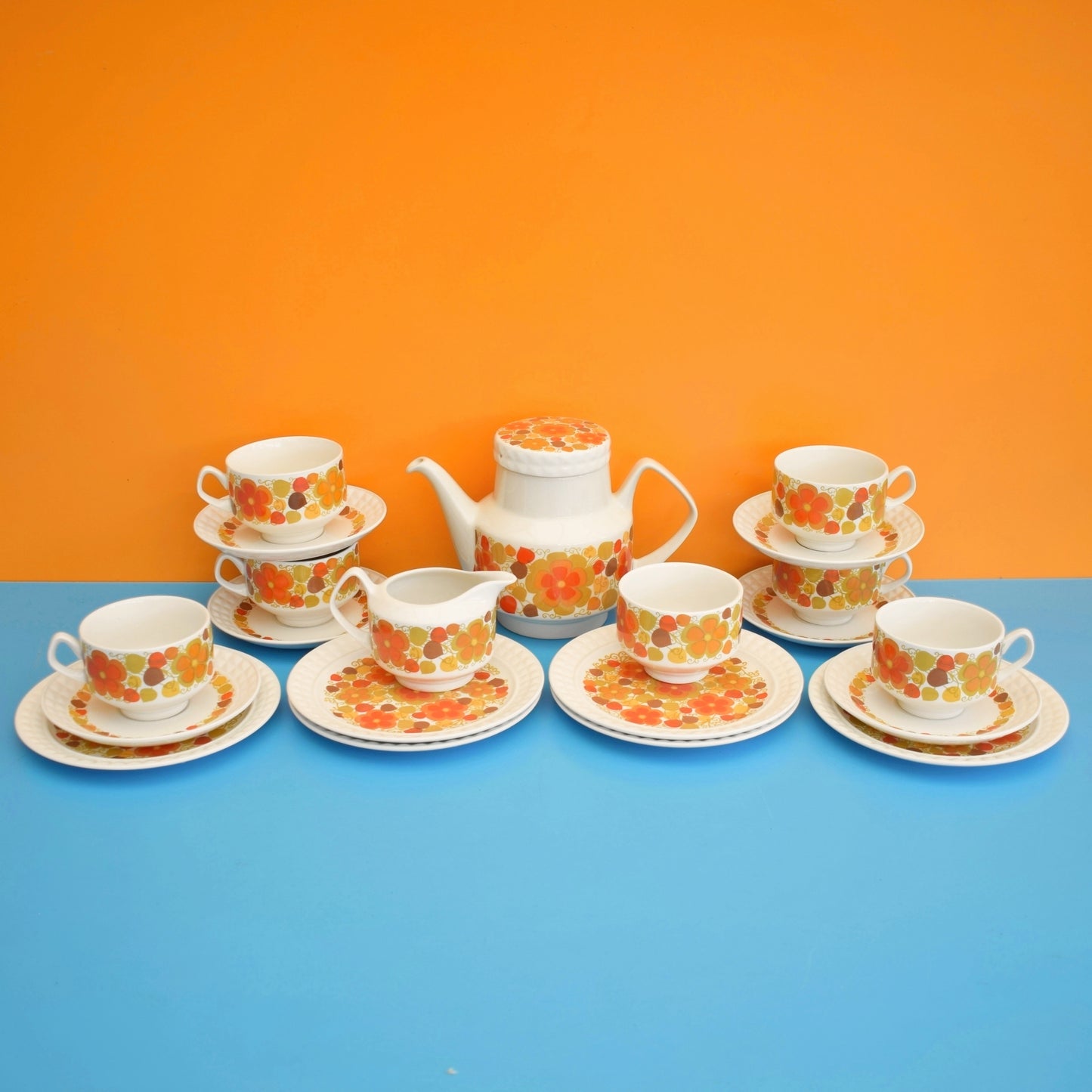 Vintage 1960s Pontesa Young Range / Fantasia Tea Set .