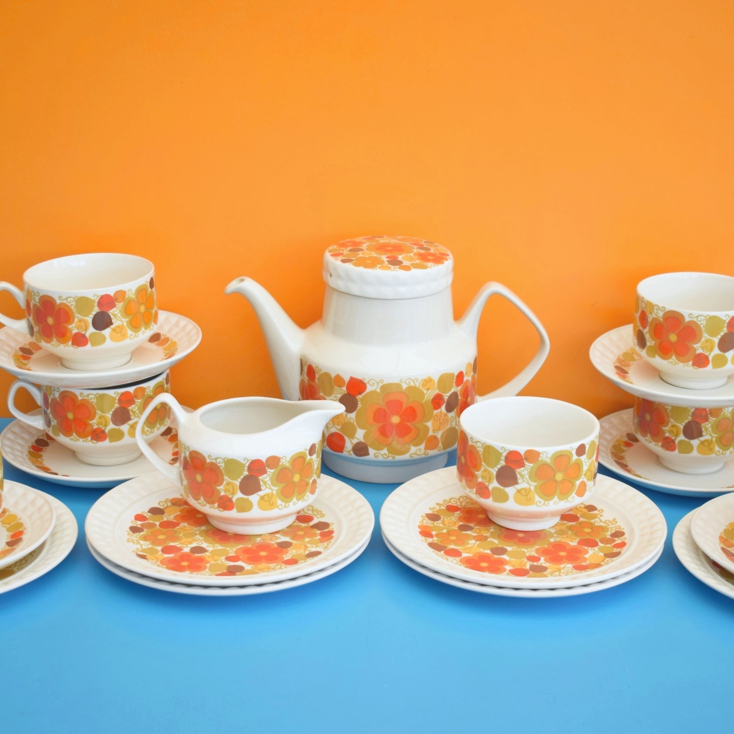 Vintage 1960s Pontesa Young Range / Fantasia Tea Set .