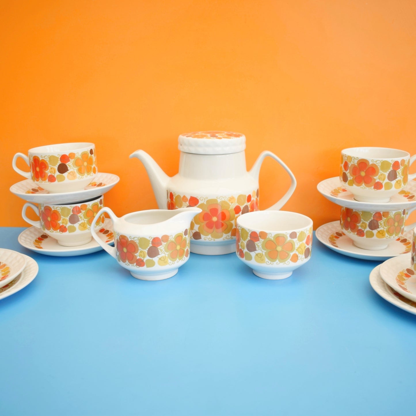 Vintage 1960s Pontesa Young Range / Fantasia Tea Set .