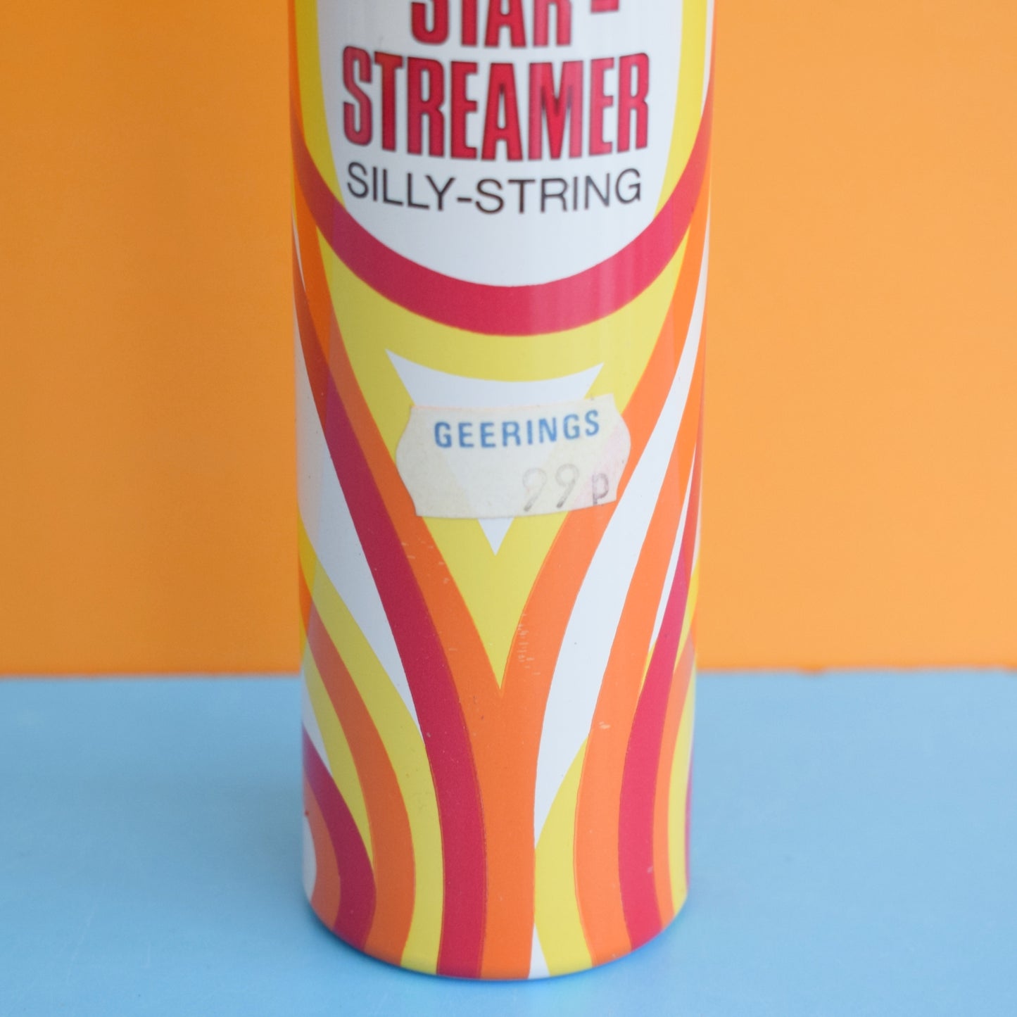 Vintage 1970s Star Streamer Silly String Can