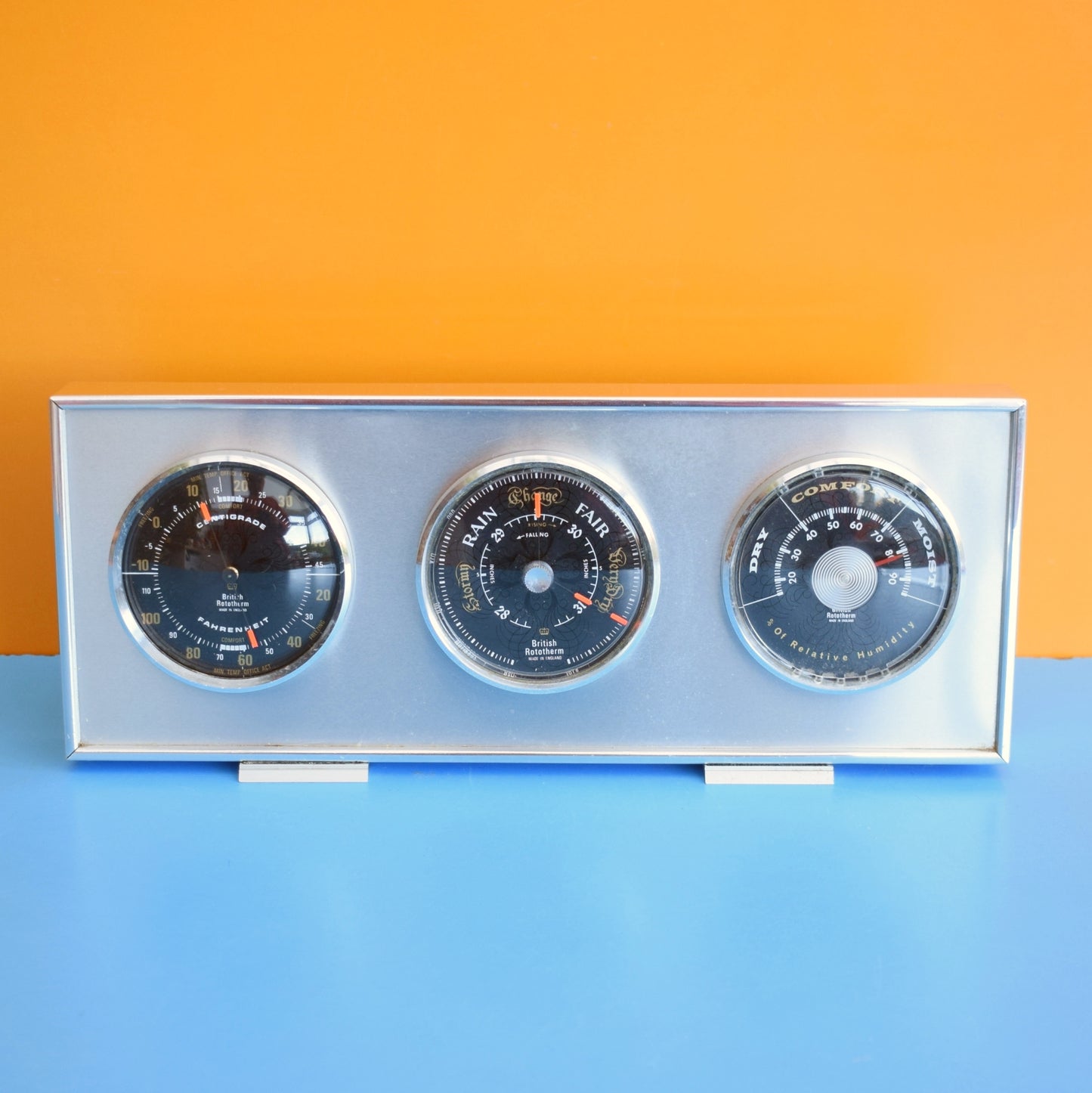 Vintage 1970s Weather Gage / Station- Rototherm England by Pineapple Retro