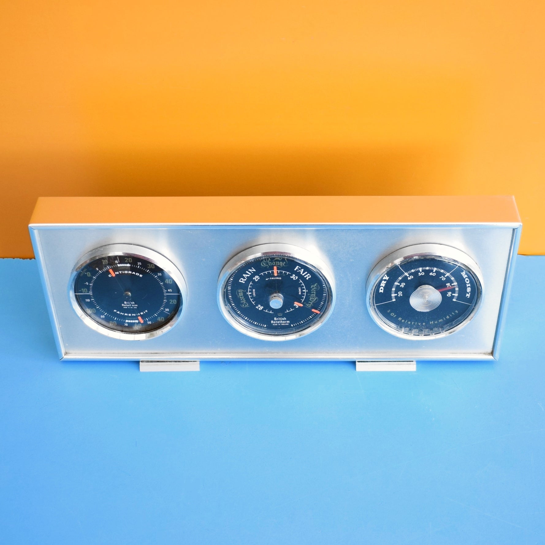 Vintage 1970s Weather Gage / Station- Rototherm England by Pineapple Retro