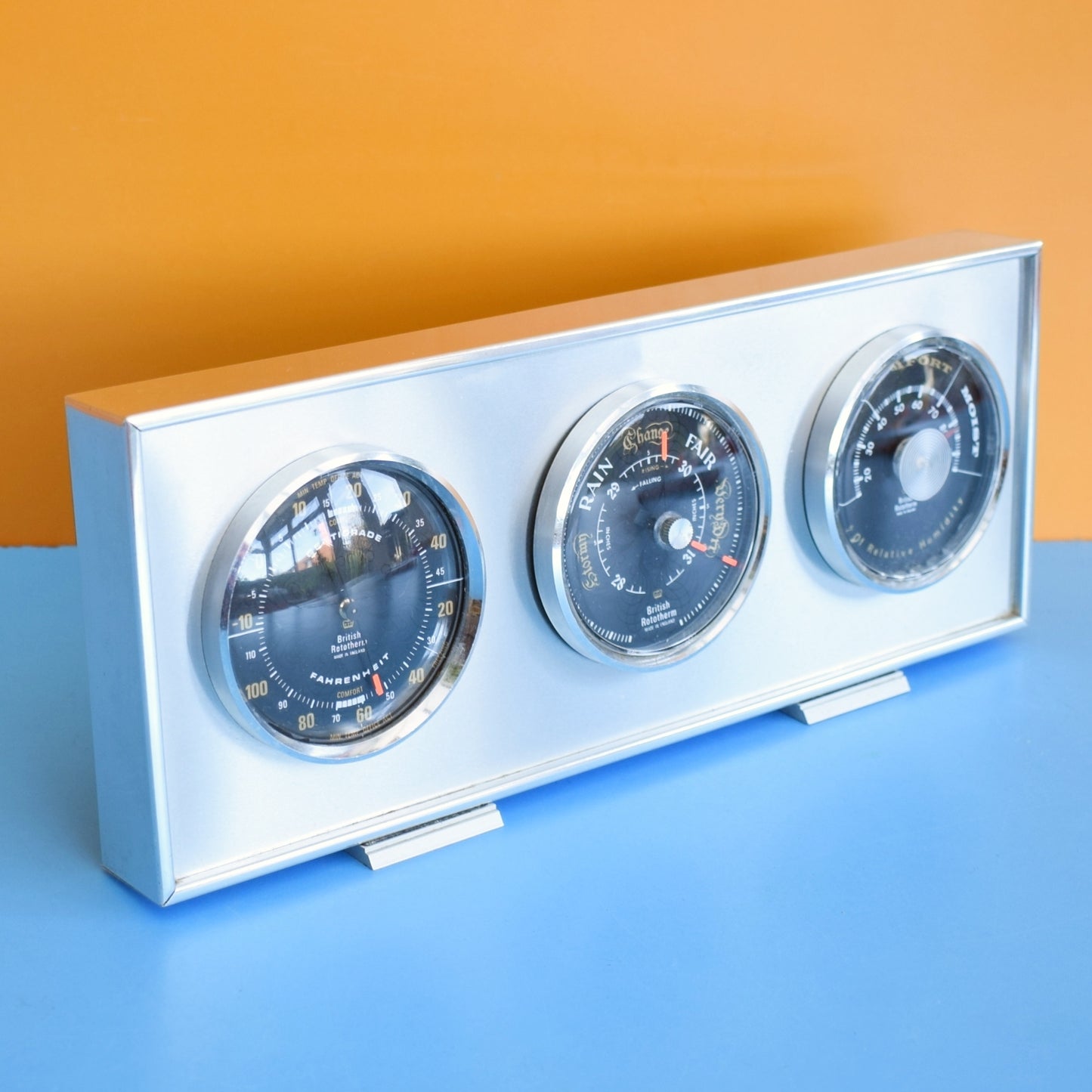 Vintage 1970s Weather Gage / Station- Rototherm England by Pineapple Retro