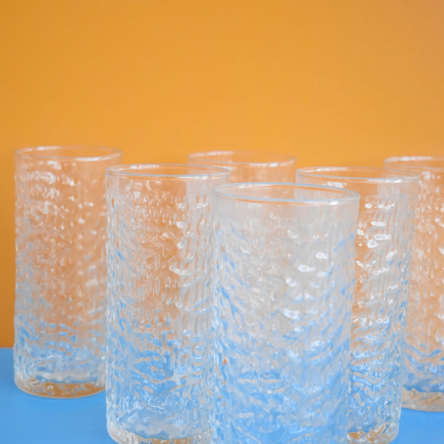 Vintage 1970s Set of High Ball Glasses - Ravenhead Siesta - Boxed by Vintage