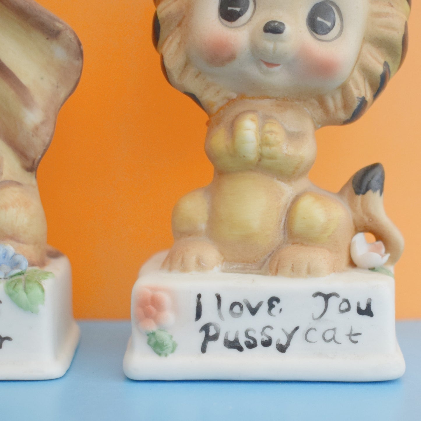 Vintage 1970s Animal Ornaments - Kitsch