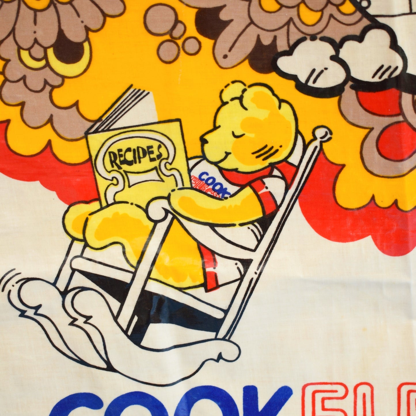 Vintage 1980s Full Apron - PVC - Cook Electric