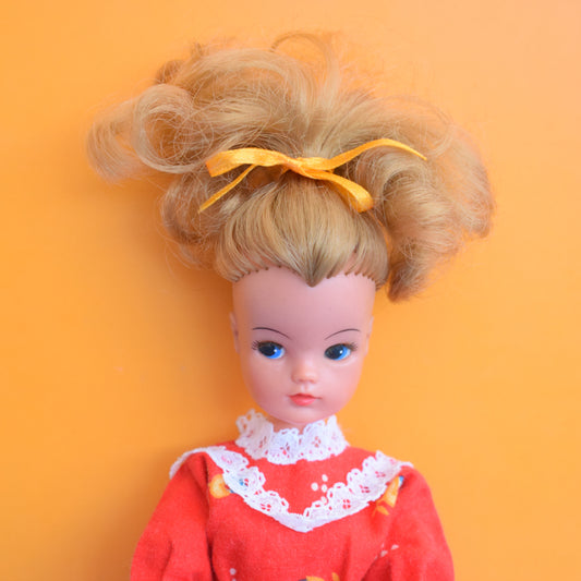 Vintage 1970s Sindy Doll - Strawberry Blonde / Light Auburn Hair by Pineapple Retro