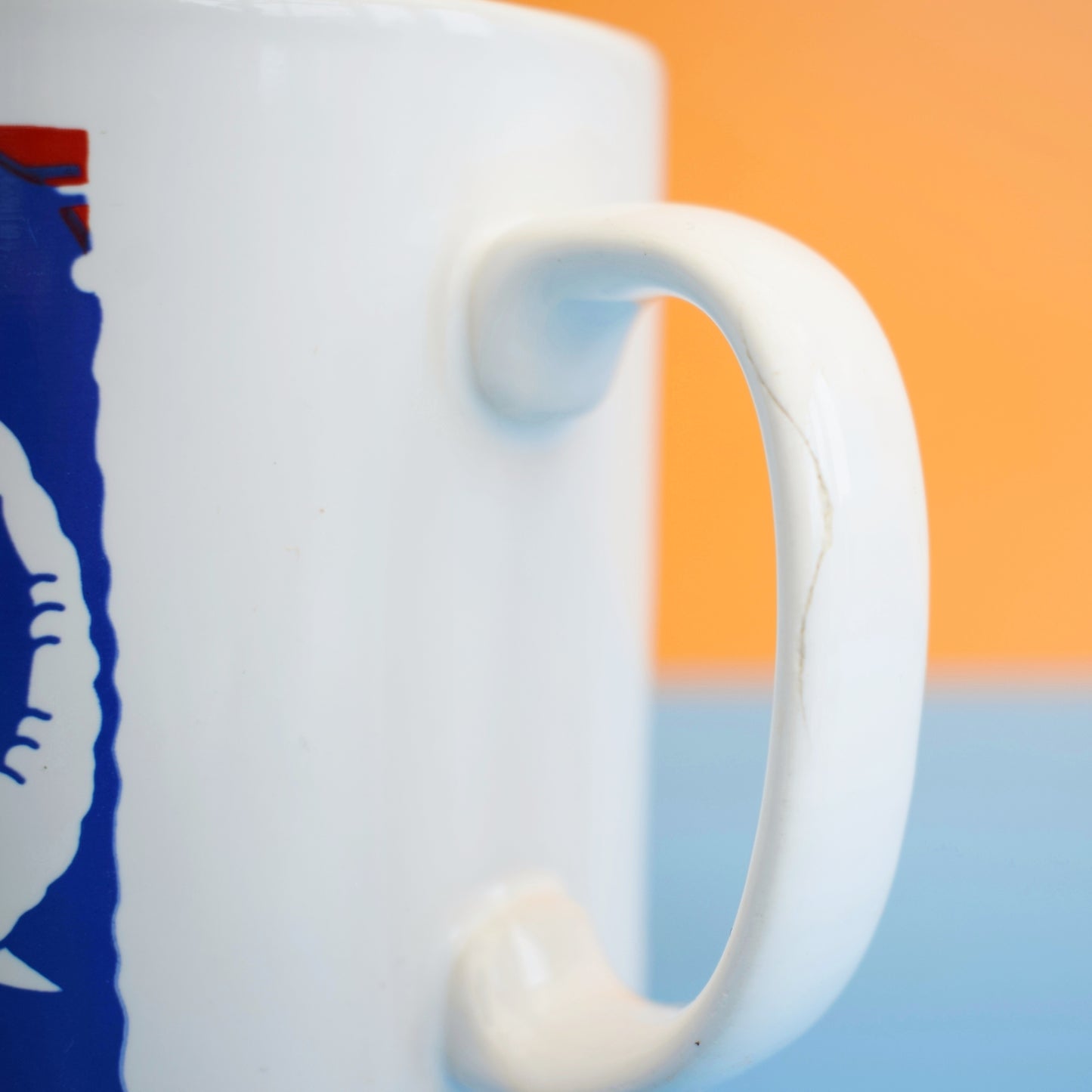 Vintage 1980s Mugs- Happy Birthday / Fathers Day - Rainbow by Vintage