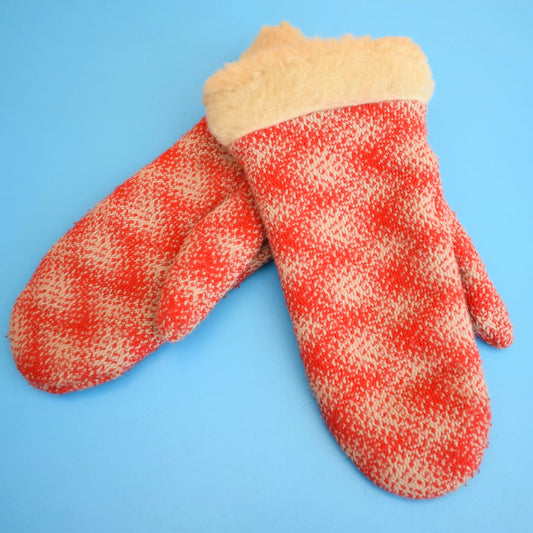 Vintage 1970s Warm Mittens- St Michael - M&S - Medium