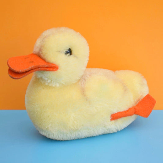 Vintage 1960s Steiff Duckling Mohair Figure