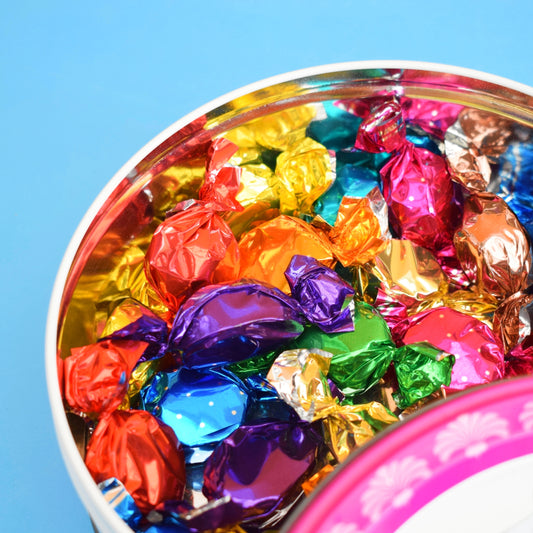 Vintage 1970s Quality Street Tins & New Chocolates - Yummy .