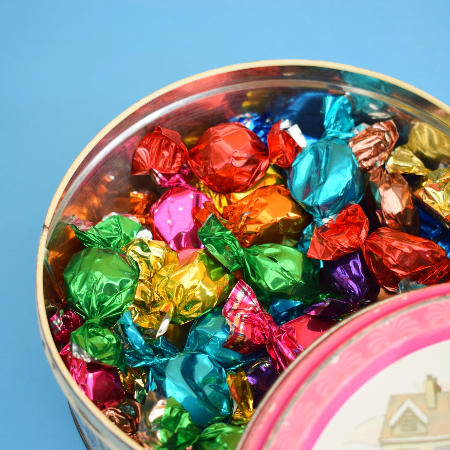Vintage 1970s Quality Street Tins & New Chocolates - Yummy