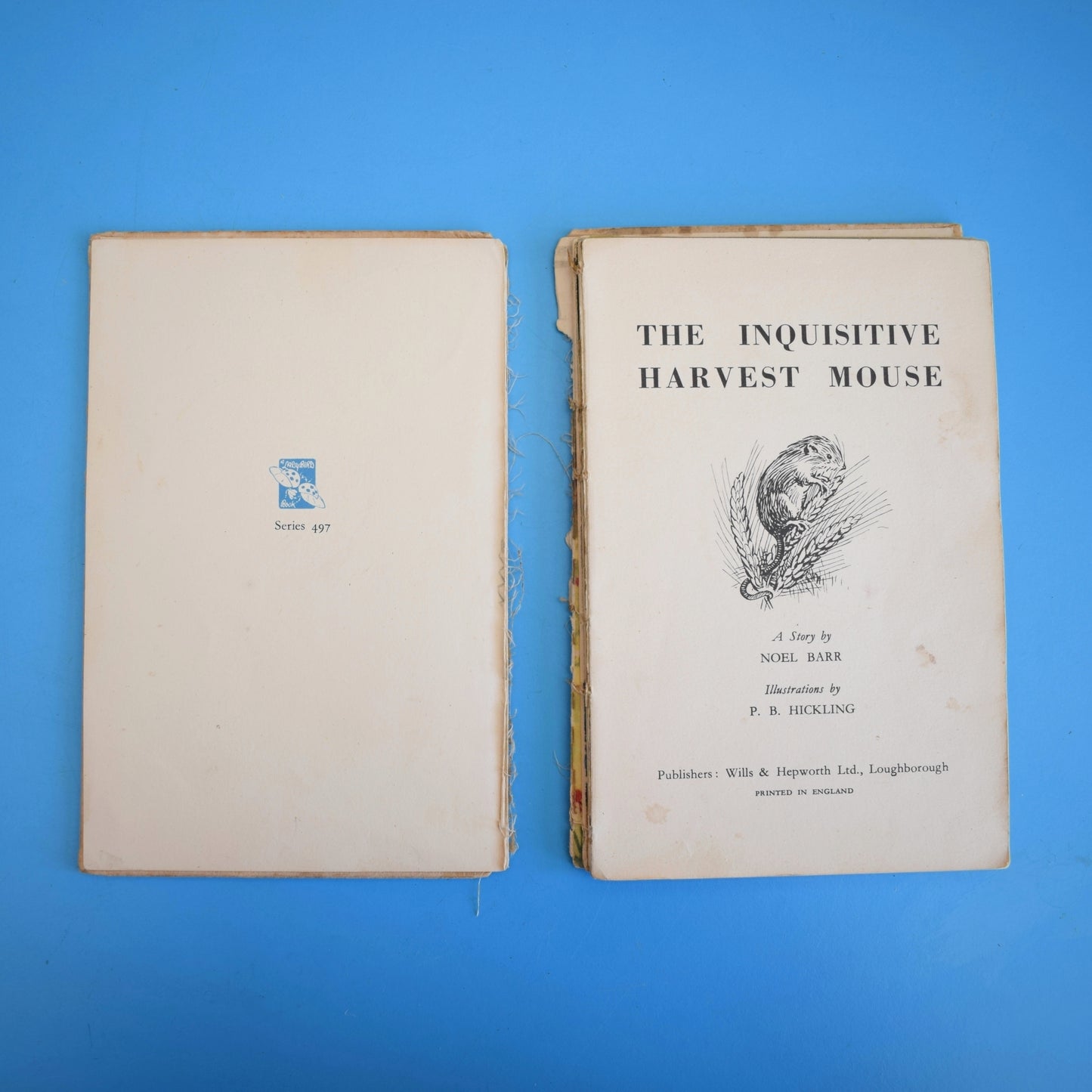 Vintage 1950s Damaged Ladybird Books For Craft