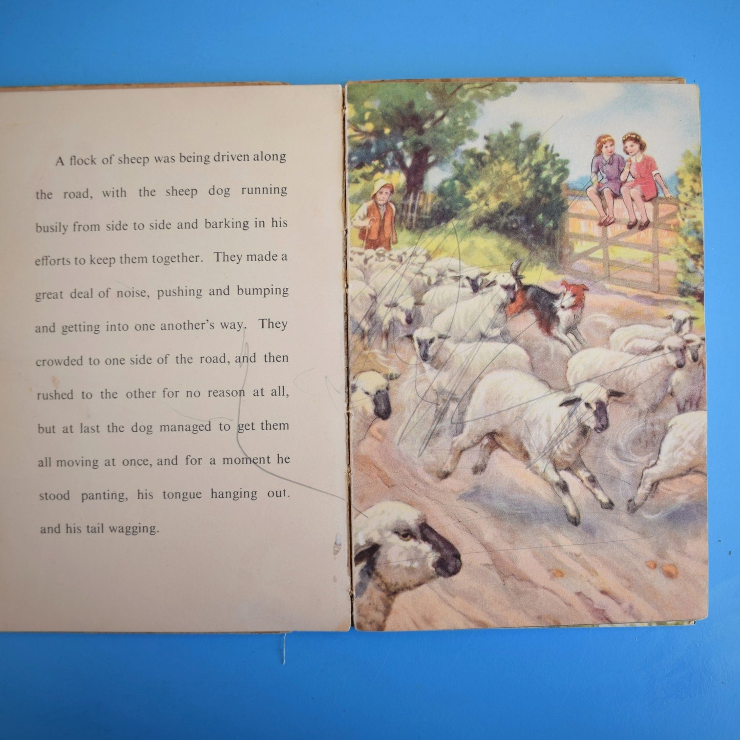 Vintage 1950s Damaged Ladybird Books For Craft