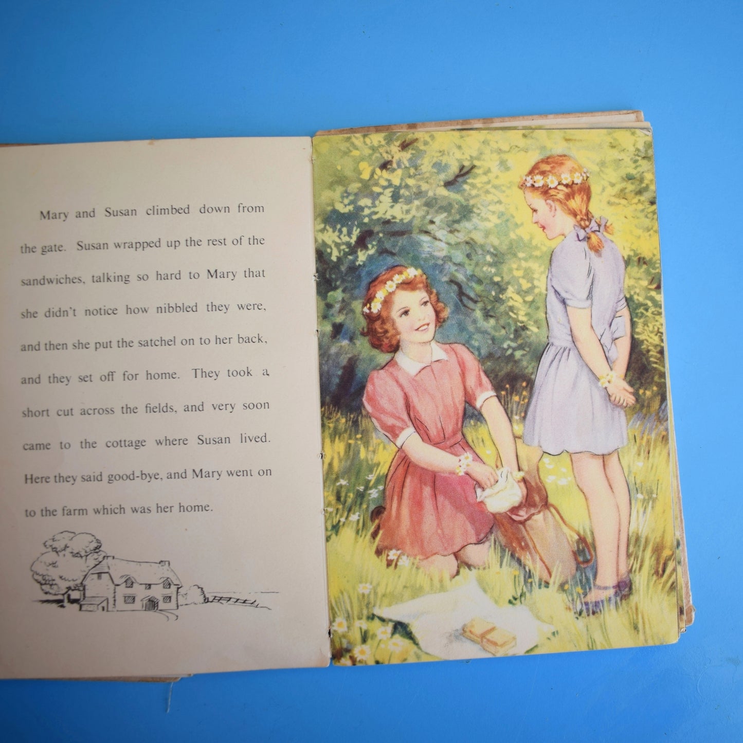 Vintage 1950s Damaged Ladybird Books For Craft