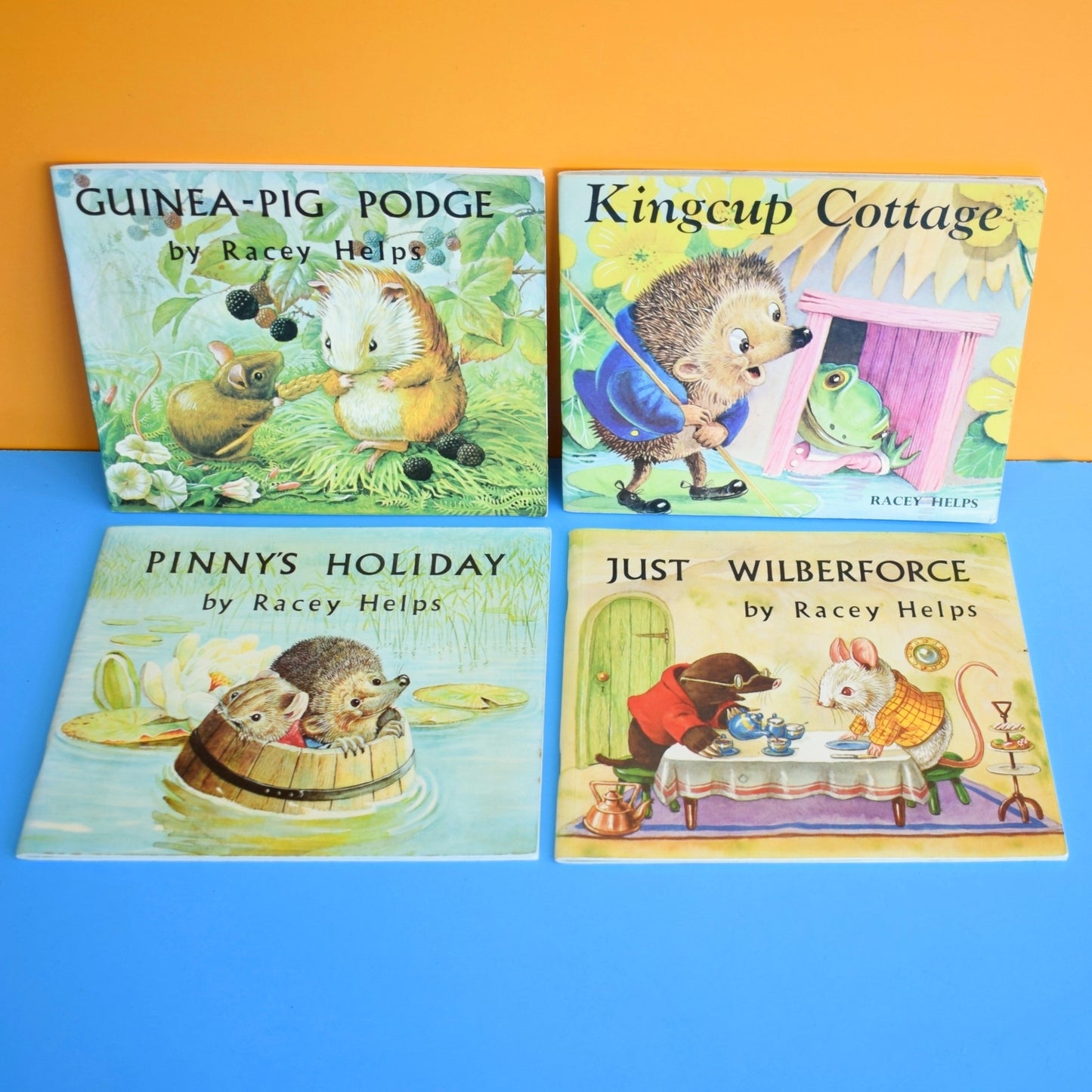 Vintage 1970s Racey Helps Books - Various