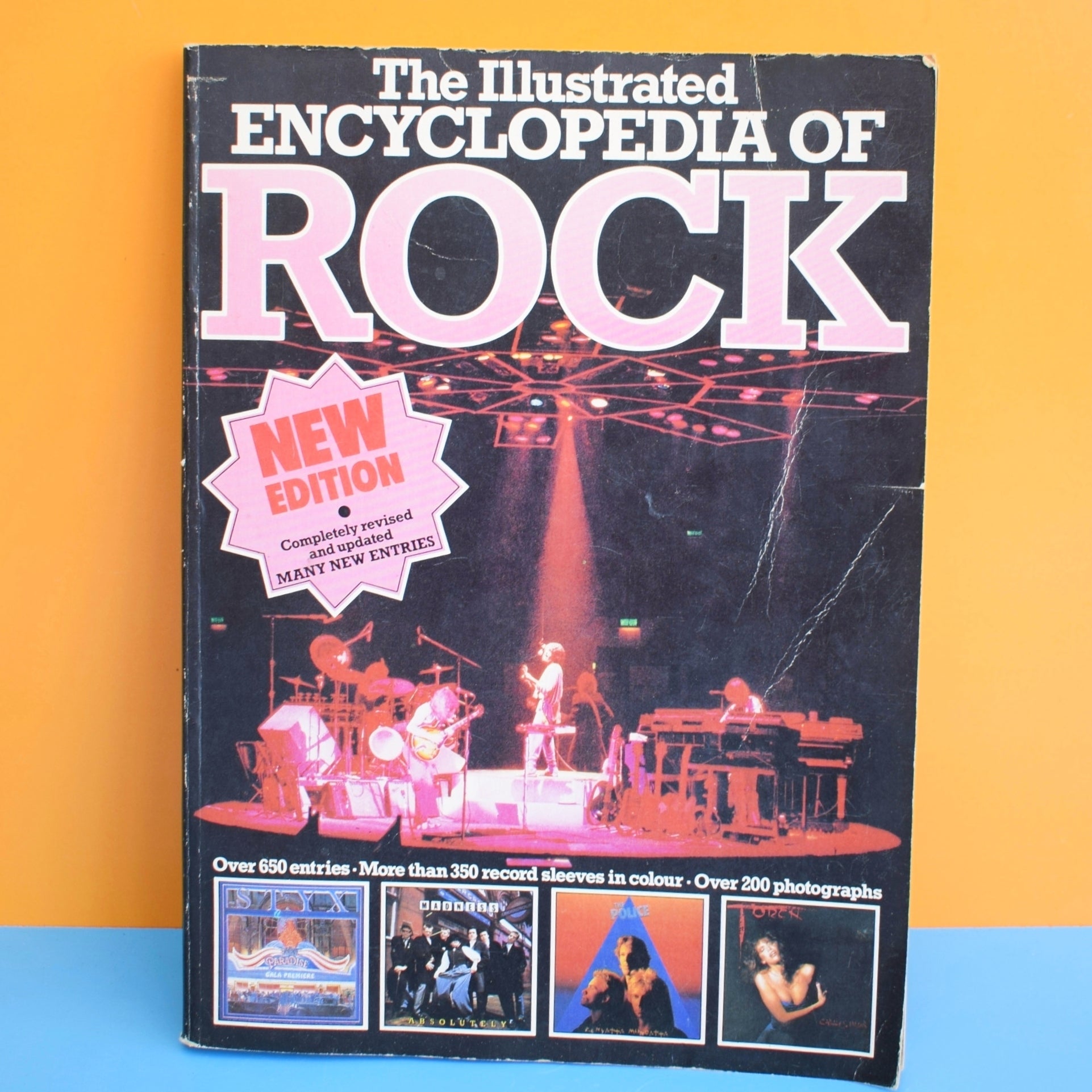 Vintage 1980s Encyclopedia Rock / 1970s Elvis Times Magazine by Pineapple Retro