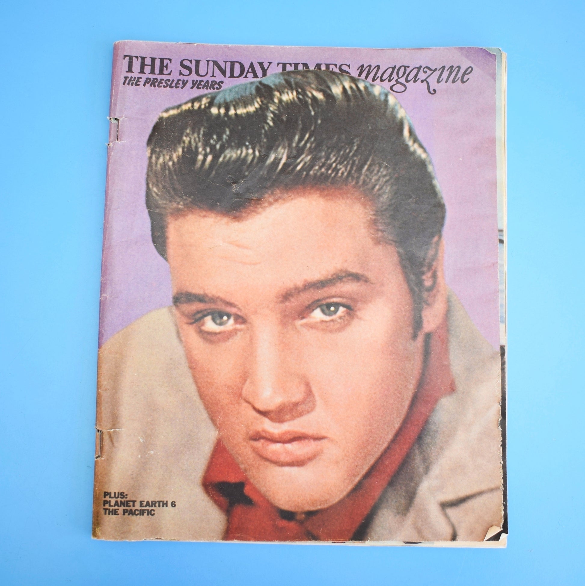 Vintage 1980s Encyclopedia Rock / 1970s Elvis Times Magazine by Pineapple Retro