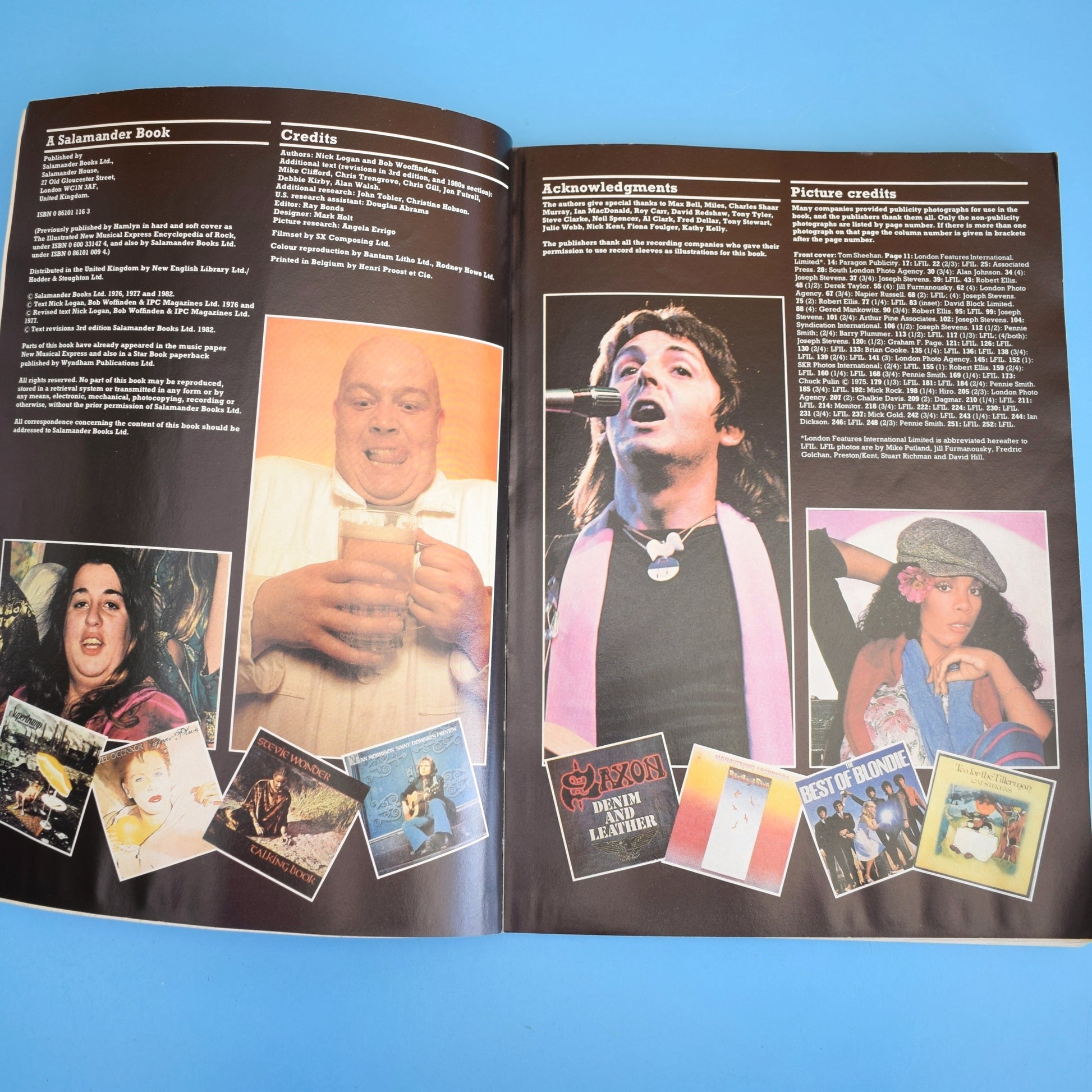 Vintage 1980s Encyclopedia Rock / 1970s Elvis Times Magazine by Pineapple Retro