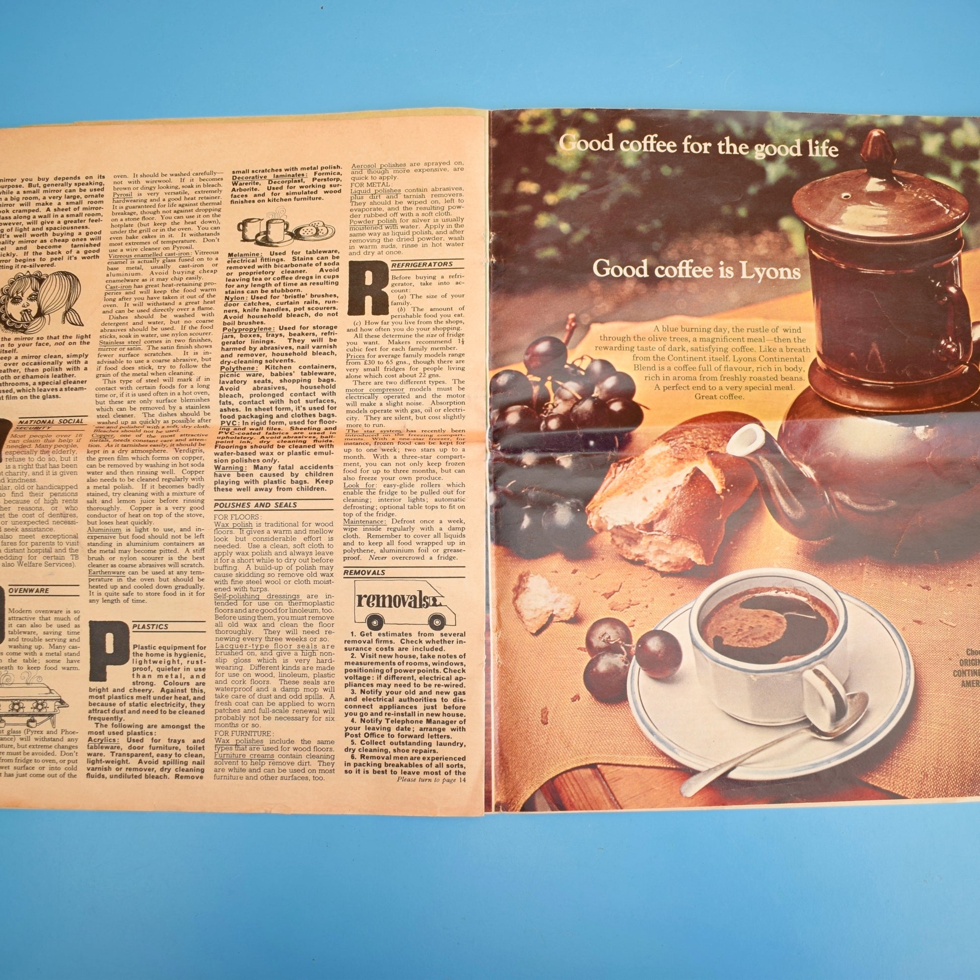Vintage 1960s Ideal Home / Woman Own Supplement / Magazines by Pineapple Retro