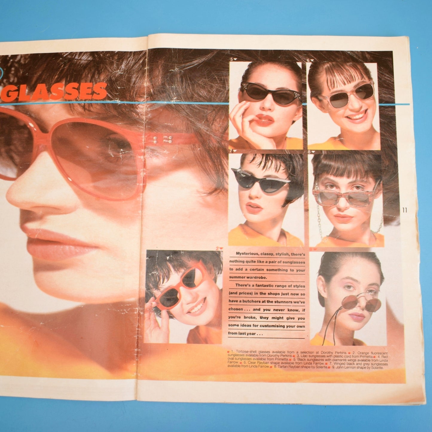 Vintage 1980s Jackie Magazine / Biz - Fashion