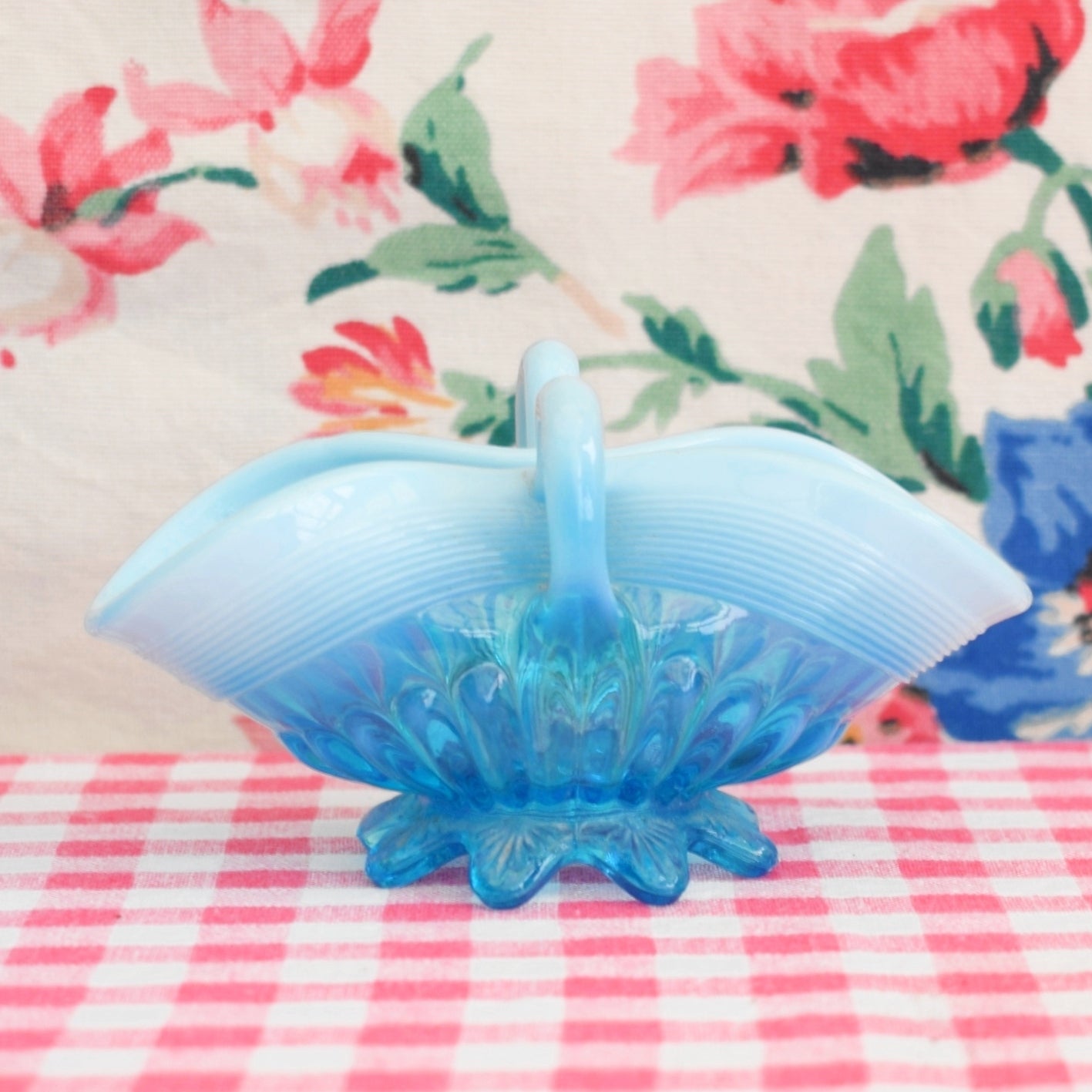 Vintage Small Glass Pieces - Blue - Fenton/ Degenhart / Davidson / French by Vintage