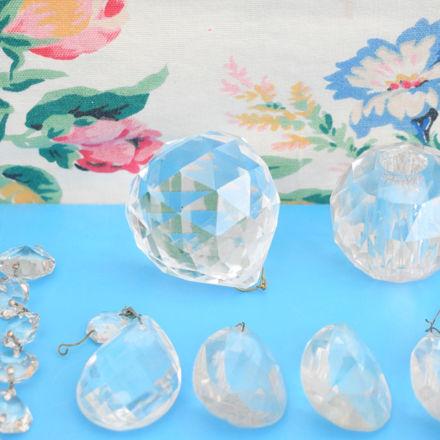 Vintage Glass/ Crystal Chandelier Drops - Sun Catchers / Craft