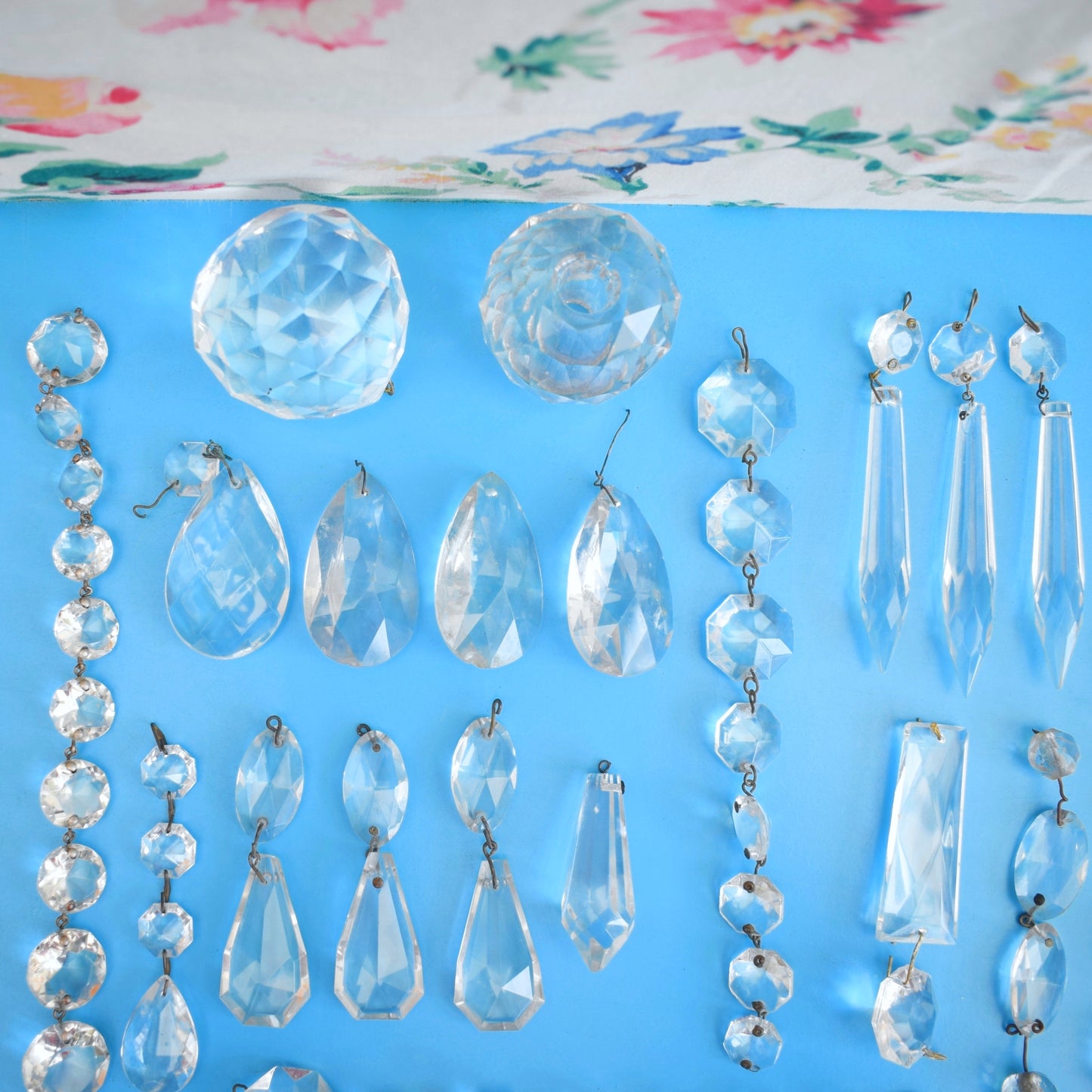 Vintage Glass/ Crystal Chandelier Drops - Sun Catchers / Craft