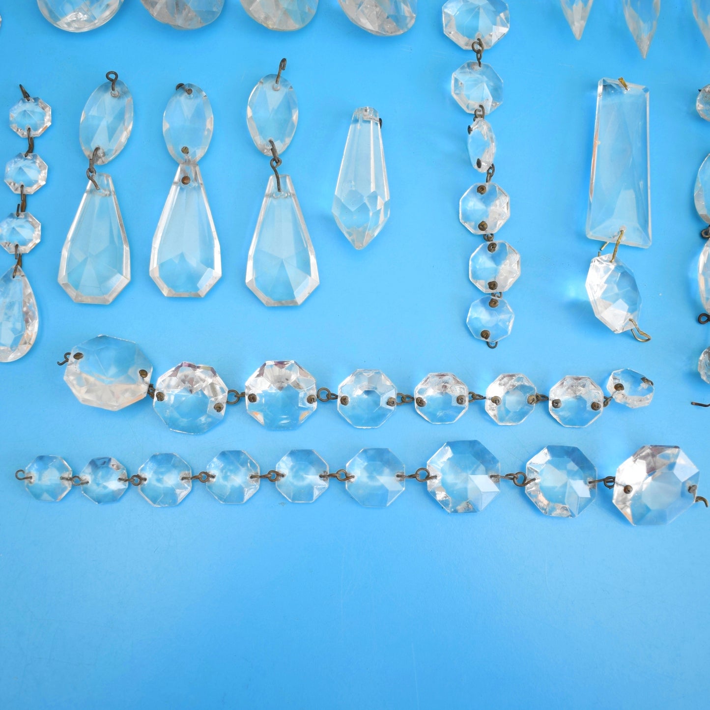 Vintage Glass/ Crystal Chandelier Drops - Sun Catchers / Craft