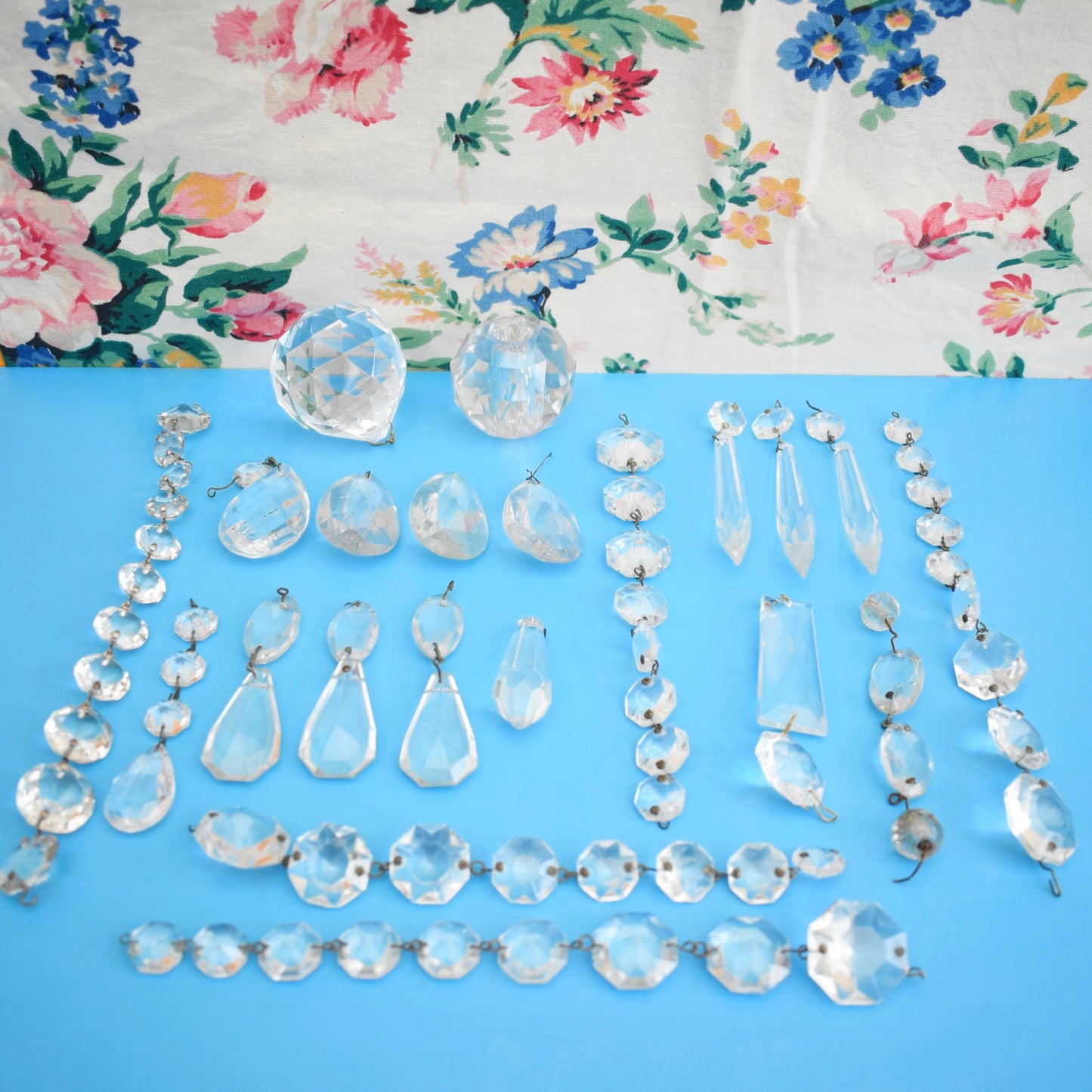Vintage Glass/ Crystal Chandelier Drops - Sun Catchers / Craft