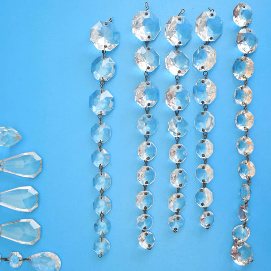 Vintage Glass/ Crystal Chandelier Drops - Sun Catchers / Craft by Vintage