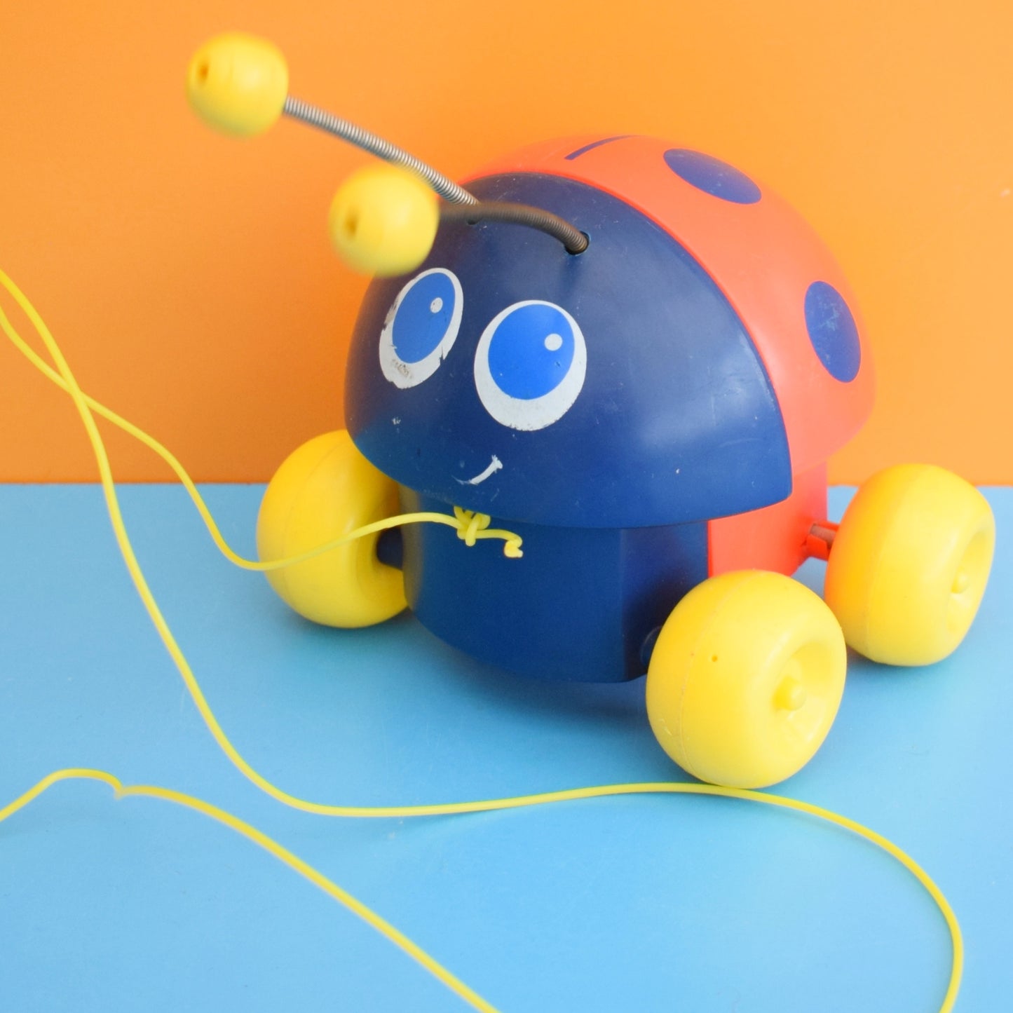 Vintage 1980s Pull Along Ladybird- Fisher Price