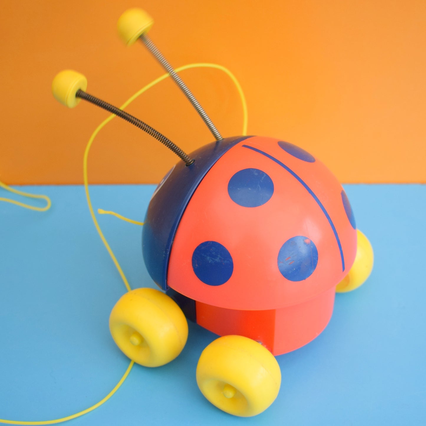 Vintage 1980s Pull Along Ladybird- Fisher Price