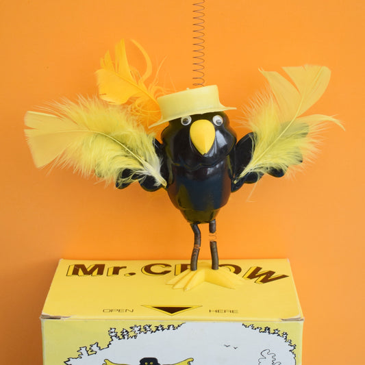 Vintage 1960s Mr Crow Spring Mobile - Wupper- Boxed