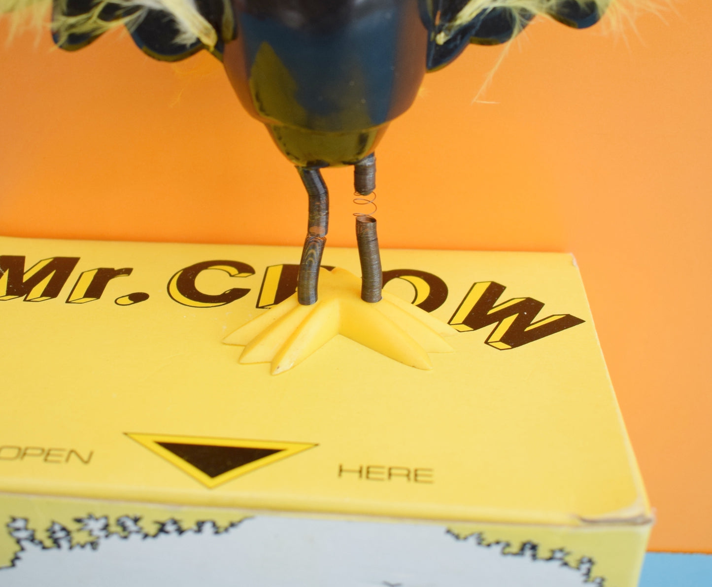 Vintage 1960s Mr Crow Spring Mobile - Wupper- Boxed