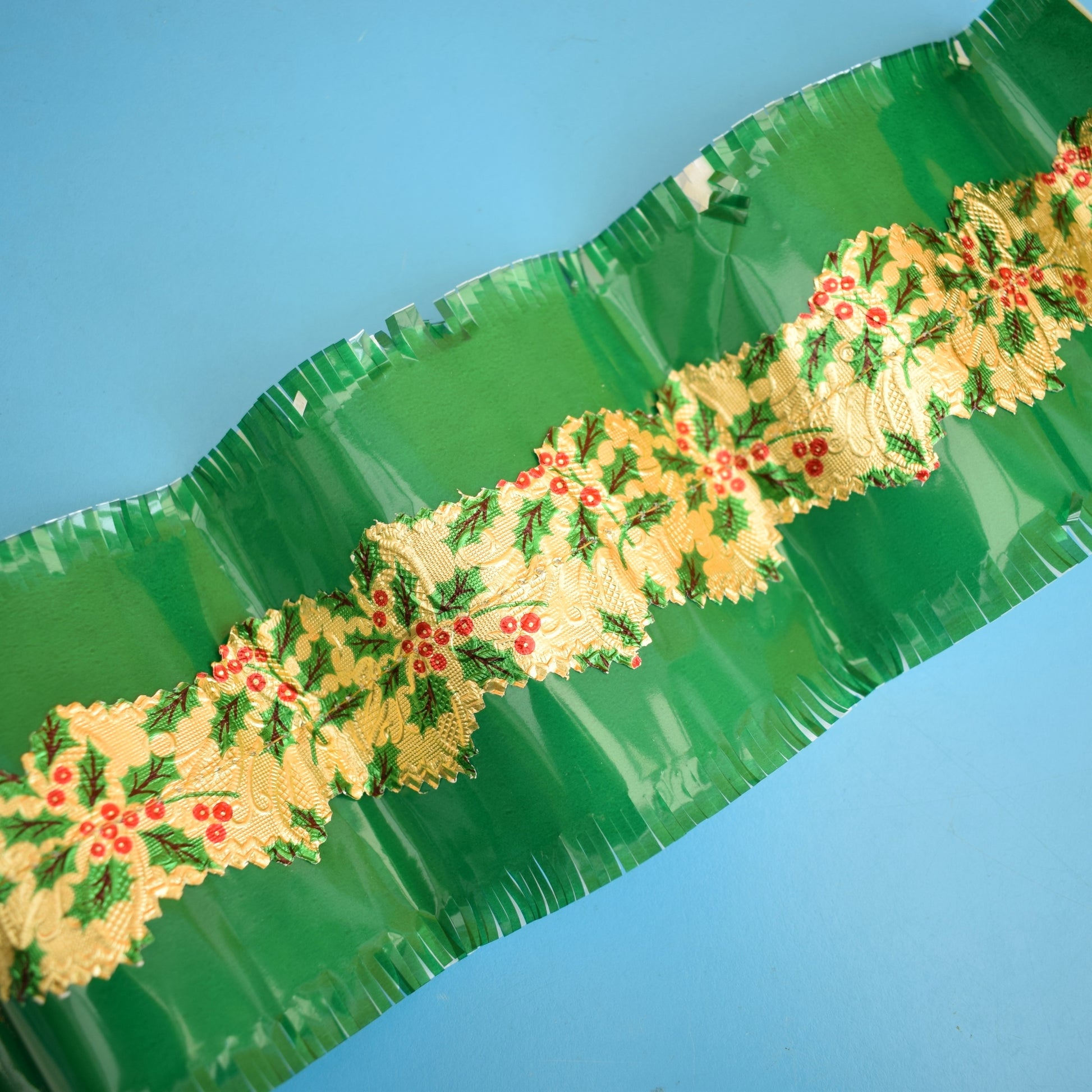 Vintage 1980s Christmas Cake Collars / Ruffs x2 by Pineapple Retro