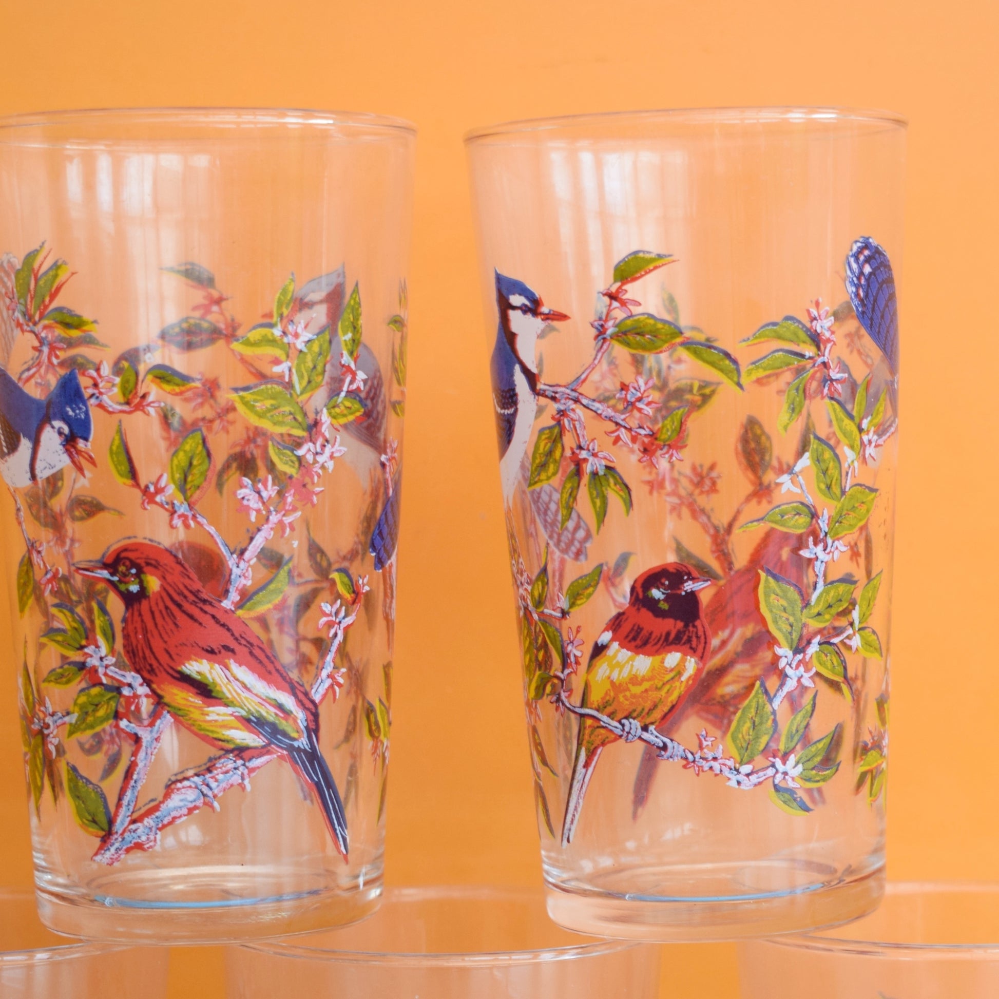 Vintage 1960s Drinking Glasses x6